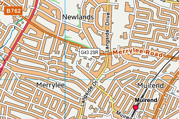 G43 2SR map - OS VectorMap District (Ordnance Survey) G43 2SR map - OS VectorMap District (Ordnance Survey)