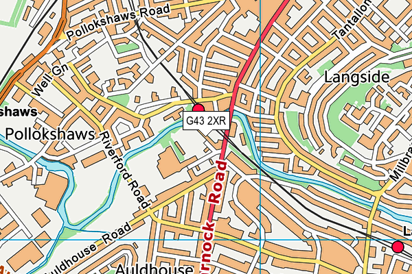 G43 2XR map - OS VectorMap District (Ordnance Survey) G43 2XR map - OS VectorMap District (Ordnance Survey)