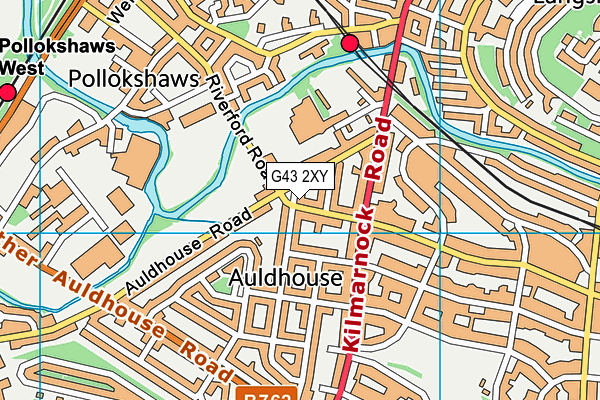 G43 2XY map - OS VectorMap District (Ordnance Survey) G43 2XY map - OS VectorMap District (Ordnance Survey)