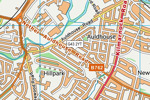 G43 2YT map - OS VectorMap District (Ordnance Survey) G43 2YT map - OS VectorMap District (Ordnance Survey)