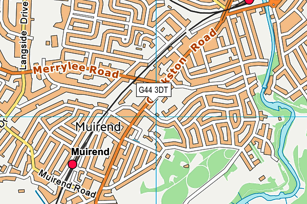 G44 3DT map - OS VectorMap District (Ordnance Survey) G44 3DT map - OS VectorMap District (Ordnance Survey)