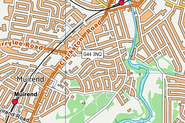 G44 3NQ map - OS VectorMap District (Ordnance Survey) G44 3NQ map - OS VectorMap District (Ordnance Survey)