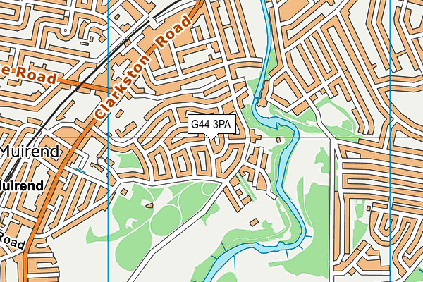 G44 3PA map - OS VectorMap District (Ordnance Survey) G44 3PA map - OS VectorMap District (Ordnance Survey)