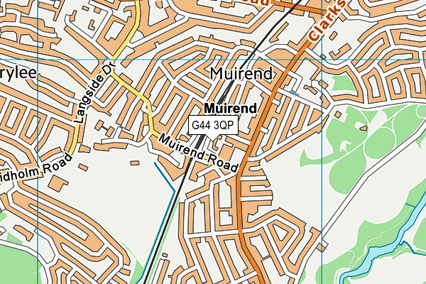 G44 3QP map - OS VectorMap District (Ordnance Survey) G44 3QP map - OS VectorMap District (Ordnance Survey)