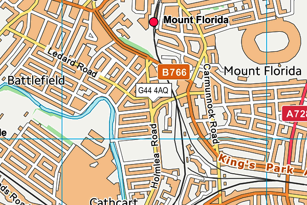 G44 4AQ map - OS VectorMap District (Ordnance Survey) G44 4AQ map - OS VectorMap District (Ordnance Survey)