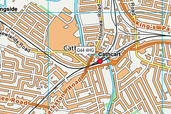 G44 4HG map - OS VectorMap District (Ordnance Survey) G44 4HG map - OS VectorMap District (Ordnance Survey)