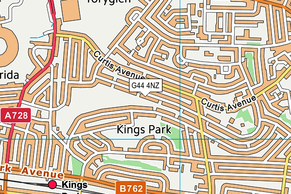 G44 4NZ map - OS VectorMap District (Ordnance Survey) G44 4NZ map - OS VectorMap District (Ordnance Survey)