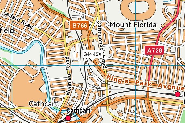 G44 4SX map - OS VectorMap District (Ordnance Survey) G44 4SX map - OS VectorMap District (Ordnance Survey)