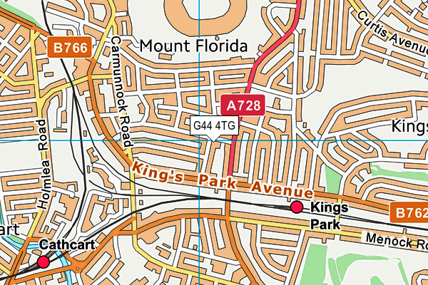 G44 4TG map - OS VectorMap District (Ordnance Survey) G44 4TG map - OS VectorMap District (Ordnance Survey)