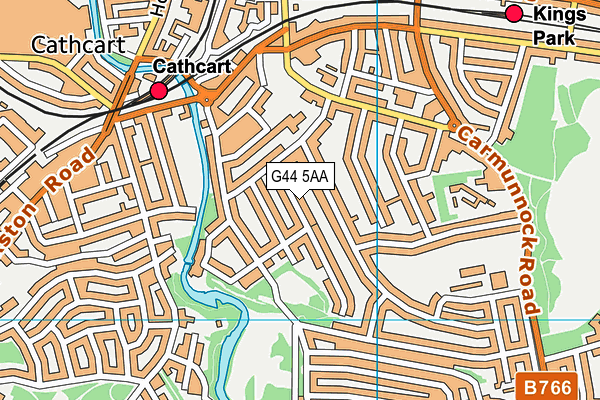 G44 5AA map - OS VectorMap District (Ordnance Survey) G44 5AA map - OS VectorMap District (Ordnance Survey)