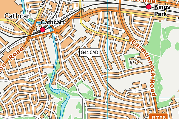 G44 5AD map - OS VectorMap District (Ordnance Survey) G44 5AD map - OS VectorMap District (Ordnance Survey)