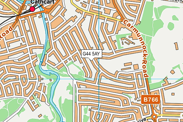 G44 5AY map - OS VectorMap District (Ordnance Survey) G44 5AY map - OS VectorMap District (Ordnance Survey)