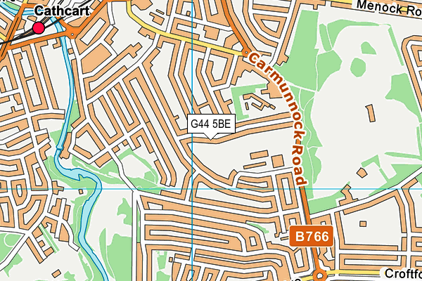G44 5BE map - OS VectorMap District (Ordnance Survey) G44 5BE map - OS VectorMap District (Ordnance Survey)