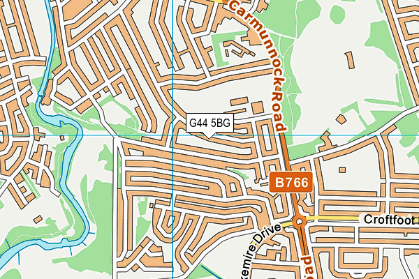 G44 5BG map - OS VectorMap District (Ordnance Survey) G44 5BG map - OS VectorMap District (Ordnance Survey)
