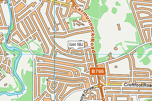 G44 5BJ map - OS VectorMap District (Ordnance Survey) G44 5BJ map - OS VectorMap District (Ordnance Survey)
