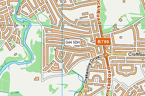 G44 5DH map - OS VectorMap District (Ordnance Survey) G44 5DH map - OS VectorMap District (Ordnance Survey)