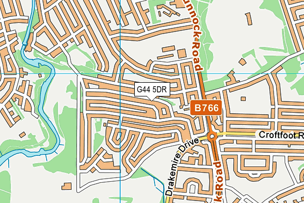 G44 5DR map - OS VectorMap District (Ordnance Survey) G44 5DR map - OS VectorMap District (Ordnance Survey)