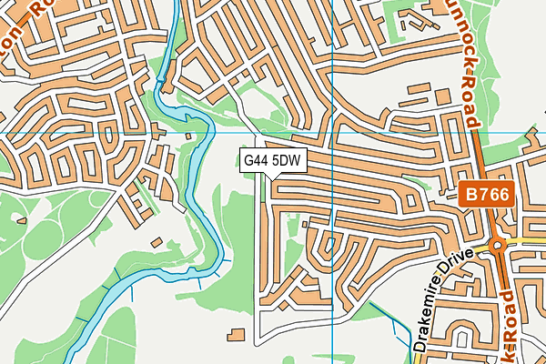 G44 5DW map - OS VectorMap District (Ordnance Survey) G44 5DW map - OS VectorMap District (Ordnance Survey)