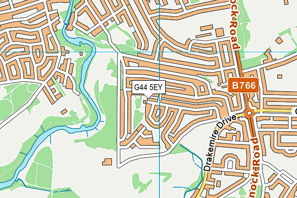 G44 5EY map - OS VectorMap District (Ordnance Survey) G44 5EY map - OS VectorMap District (Ordnance Survey)