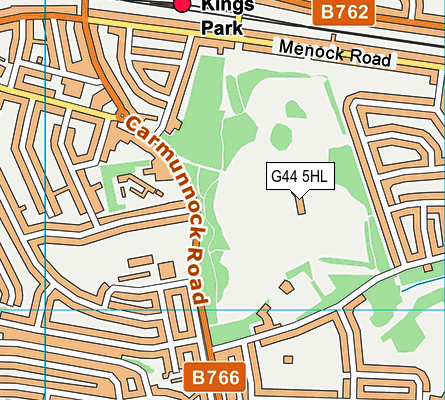 G44 5HL map - OS VectorMap District (Ordnance Survey) G44 5HL map - OS VectorMap District (Ordnance Survey)