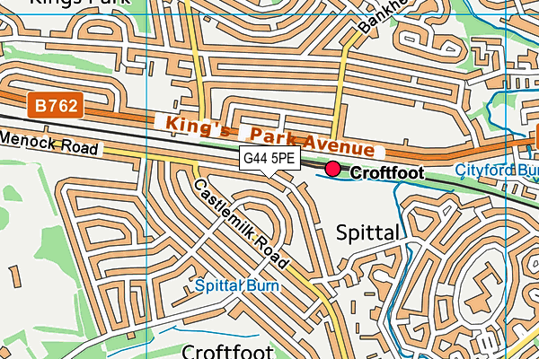 G44 5PE map - OS VectorMap District (Ordnance Survey) G44 5PE map - OS VectorMap District (Ordnance Survey)