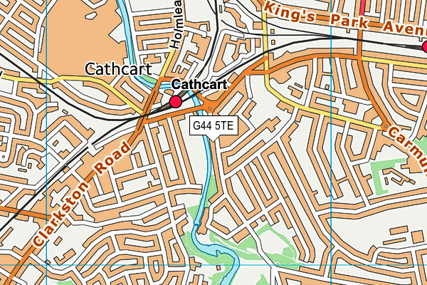 G44 5TE map - OS VectorMap District (Ordnance Survey) G44 5TE map - OS VectorMap District (Ordnance Survey)