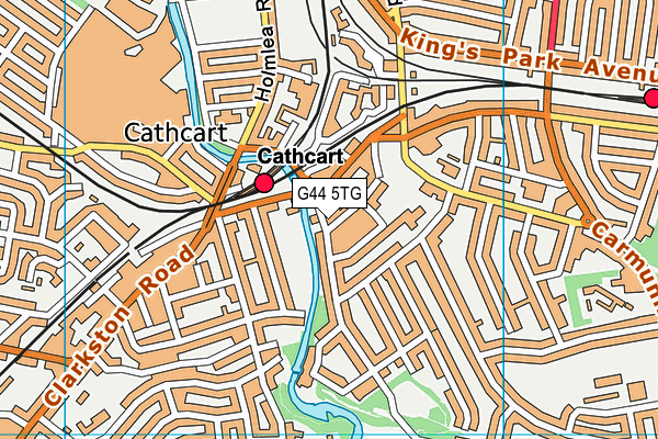 G44 5TG map - OS VectorMap District (Ordnance Survey) G44 5TG map - OS VectorMap District (Ordnance Survey)