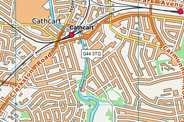 G44 5TQ map - OS VectorMap District (Ordnance Survey) G44 5TQ map - OS VectorMap District (Ordnance Survey)