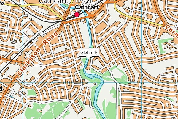 G44 5TR map - OS VectorMap District (Ordnance Survey) G44 5TR map - OS VectorMap District (Ordnance Survey)