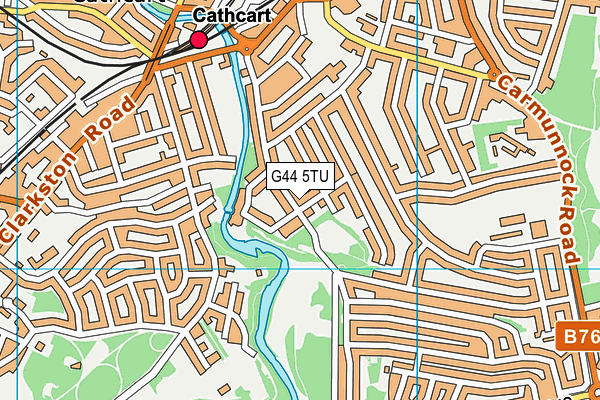 G44 5TU map - OS VectorMap District (Ordnance Survey) G44 5TU map - OS VectorMap District (Ordnance Survey)