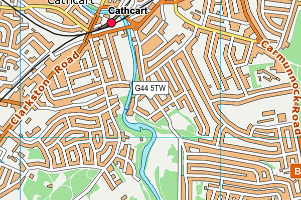 G44 5TW map - OS VectorMap District (Ordnance Survey) G44 5TW map - OS VectorMap District (Ordnance Survey)
