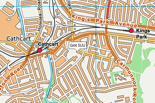 G44 5UU map - OS VectorMap District (Ordnance Survey) G44 5UU map - OS VectorMap District (Ordnance Survey)