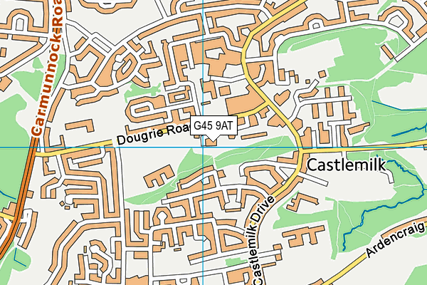 G45 9AT map - OS VectorMap District (Ordnance Survey) G45 9AT map - OS VectorMap District (Ordnance Survey)