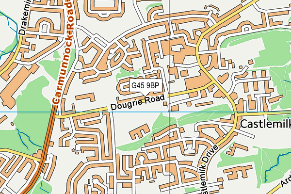 G45 9BP map - OS VectorMap District (Ordnance Survey) G45 9BP map - OS VectorMap District (Ordnance Survey)