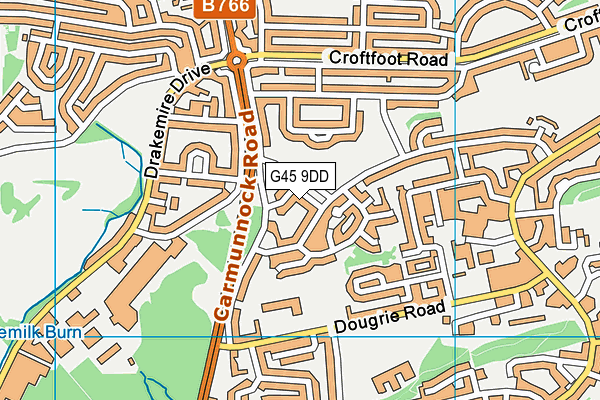 G45 9DD map - OS VectorMap District (Ordnance Survey) G45 9DD map - OS VectorMap District (Ordnance Survey)