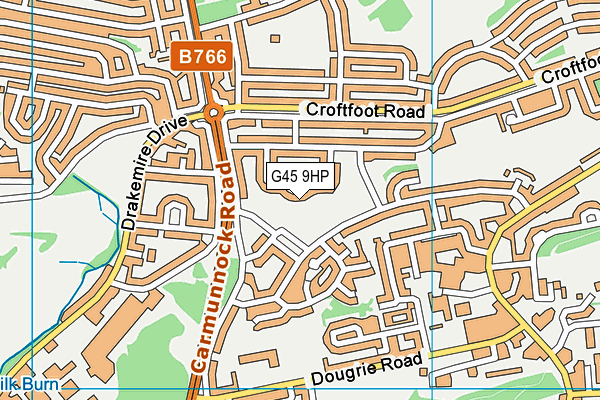 G45 9HP map - OS VectorMap District (Ordnance Survey) G45 9HP map - OS VectorMap District (Ordnance Survey)