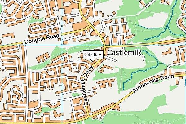 G45 9JA map - OS VectorMap District (Ordnance Survey) G45 9JA map - OS VectorMap District (Ordnance Survey)