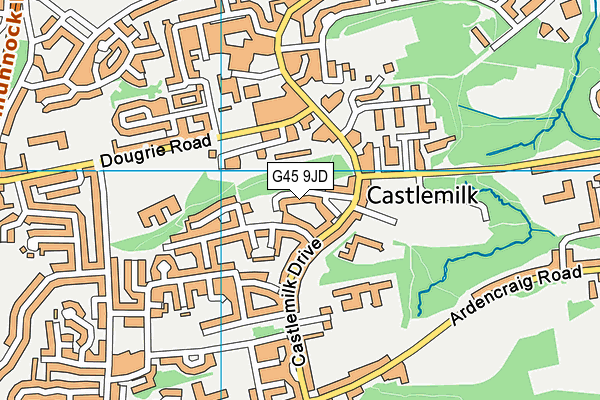 G45 9JD map - OS VectorMap District (Ordnance Survey) G45 9JD map - OS VectorMap District (Ordnance Survey)