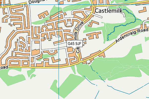 G45 9JF map - OS VectorMap District (Ordnance Survey) G45 9JF map - OS VectorMap District (Ordnance Survey)