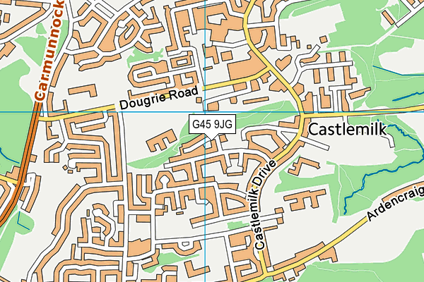 G45 9JG map - OS VectorMap District (Ordnance Survey) G45 9JG map - OS VectorMap District (Ordnance Survey)