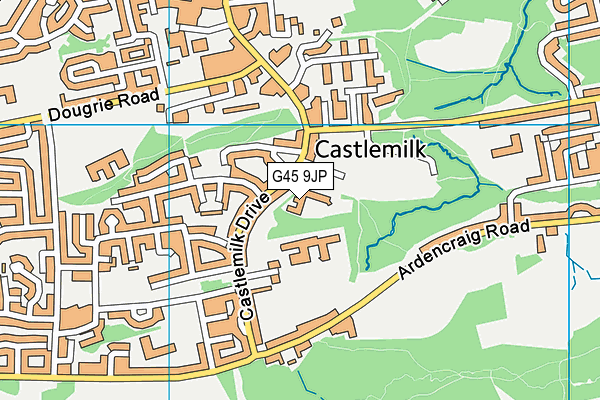 G45 9JP map - OS VectorMap District (Ordnance Survey) G45 9JP map - OS VectorMap District (Ordnance Survey)