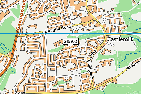 G45 9JQ map - OS VectorMap District (Ordnance Survey) G45 9JQ map - OS VectorMap District (Ordnance Survey)