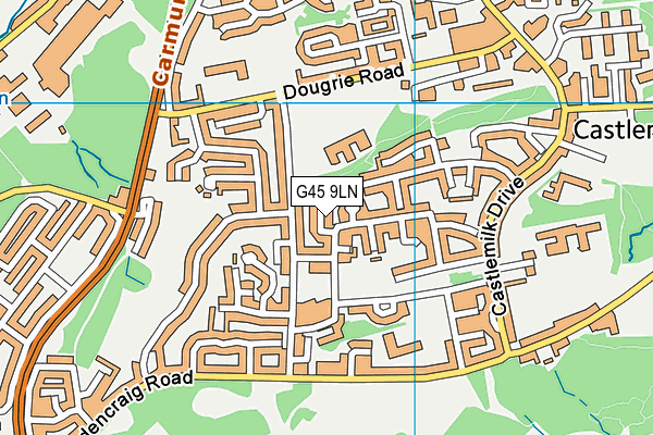 G45 9LN map - OS VectorMap District (Ordnance Survey) G45 9LN map - OS VectorMap District (Ordnance Survey)