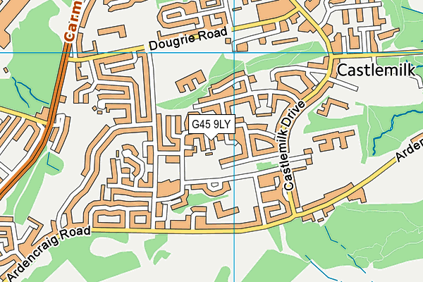 G45 9LY map - OS VectorMap District (Ordnance Survey) G45 9LY map - OS VectorMap District (Ordnance Survey)