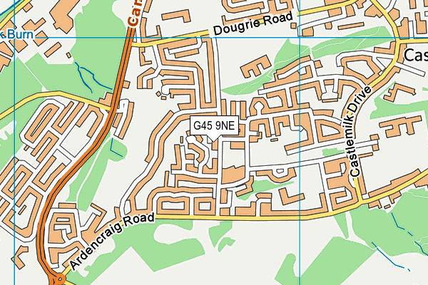 G45 9NE map - OS VectorMap District (Ordnance Survey) G45 9NE map - OS VectorMap District (Ordnance Survey)