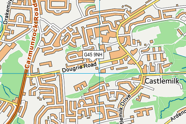 G45 9NH map - OS VectorMap District (Ordnance Survey) G45 9NH map - OS VectorMap District (Ordnance Survey)