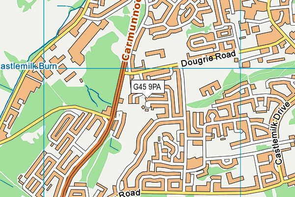 G45 9PA map - OS VectorMap District (Ordnance Survey) G45 9PA map - OS VectorMap District (Ordnance Survey)