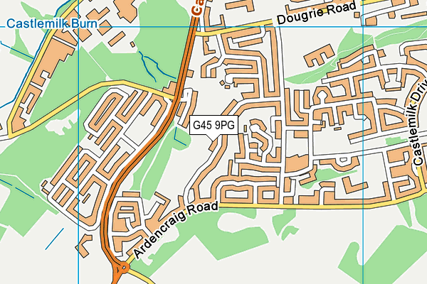 G45 9PG map - OS VectorMap District (Ordnance Survey) G45 9PG map - OS VectorMap District (Ordnance Survey)