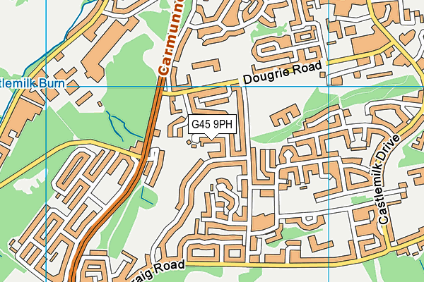 G45 9PH map - OS VectorMap District (Ordnance Survey) G45 9PH map - OS VectorMap District (Ordnance Survey)