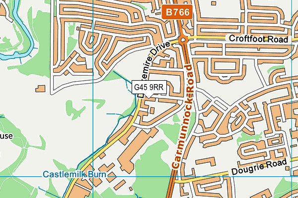 G45 9RR map - OS VectorMap District (Ordnance Survey) G45 9RR map - OS VectorMap District (Ordnance Survey)